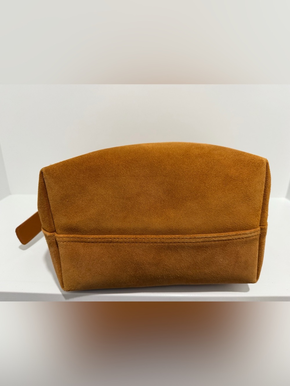 NEW Madewell The Essential Bucket Tote in Dark caramel suede NM988 $198 work bag - Picture 11 of 17